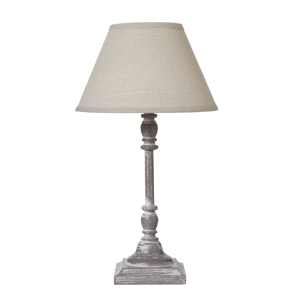 Antia Stem Table Lamp with Linen Shade