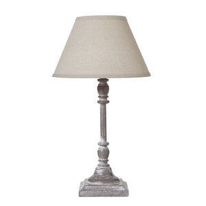 Antia Stem Table Lamp with Linen Shade