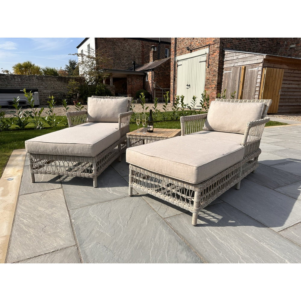 Provence Collection Outdoor Sun Lounger Set — Xshowhome