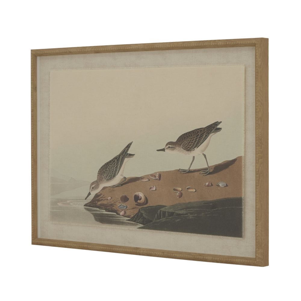 Flora & Fauna Collection Stints on Linen in Beaded Frame