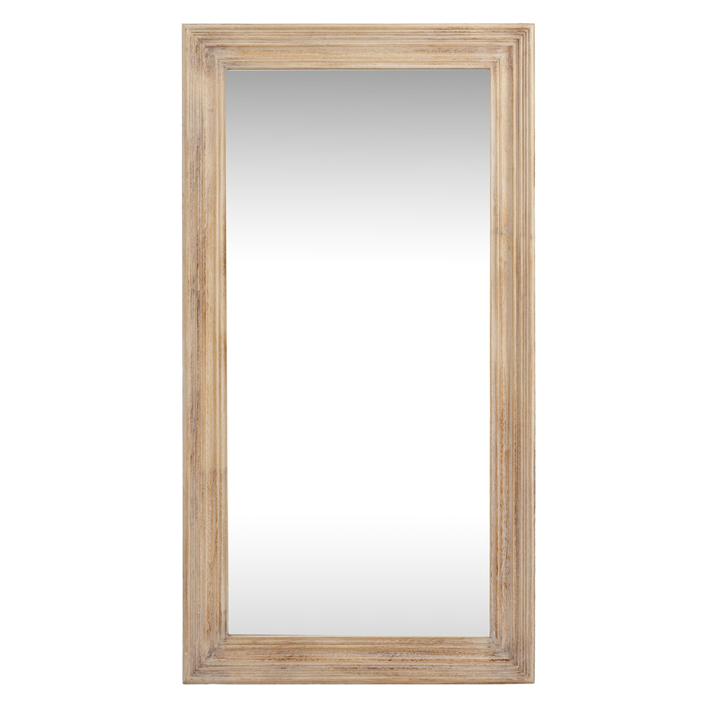 Washed Wood Framed Mirror