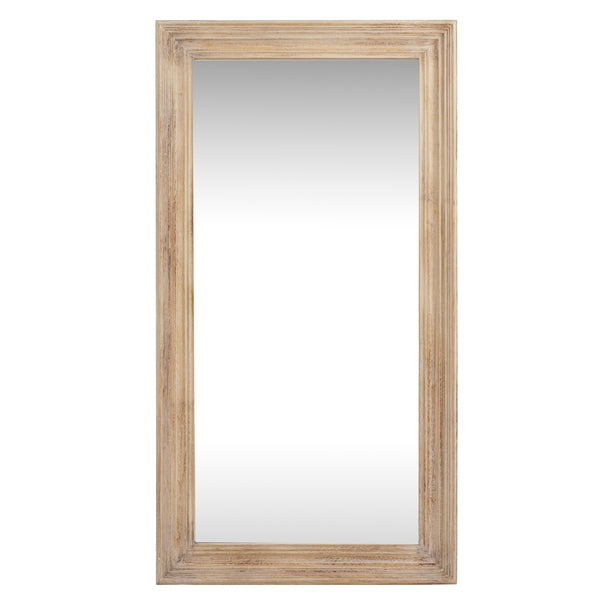 Washed Wood Framed Mirror