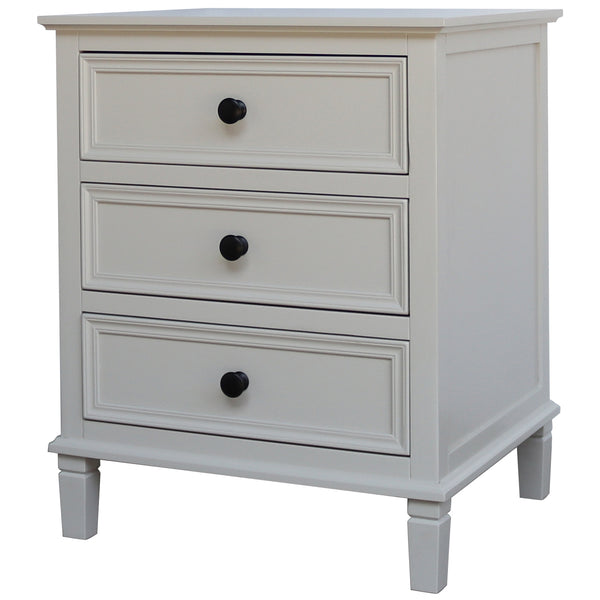 Belmont Collection 3 Drawer Bedside Table