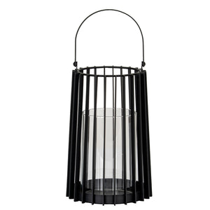 Lynk Medium Lantern with Handle and Glass Candle Holder