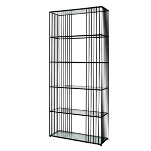 Alto Shelf Unit with Glass Shelves