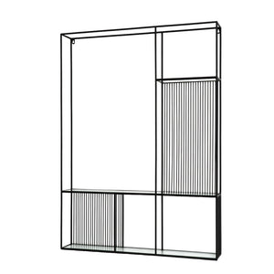 Axis Shelf Unit with Glass Shelves