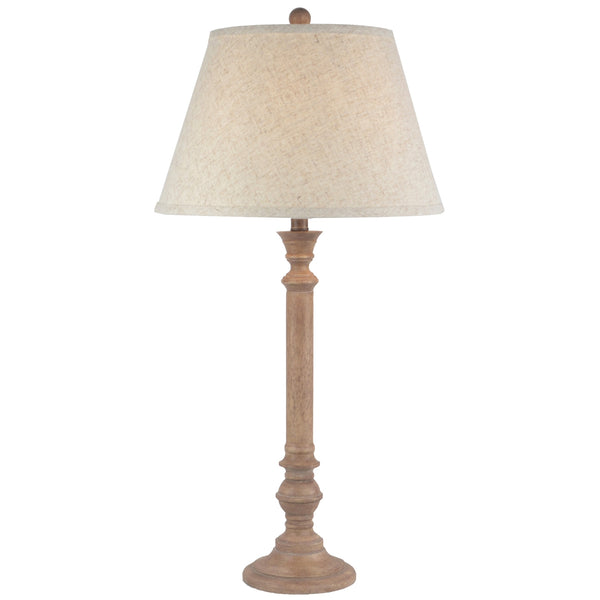 Solenne Table Lamp with Edged Linen Shade