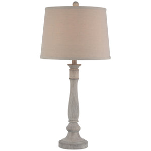 Stellatable Lamp with Linen Shade