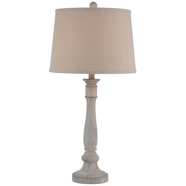 Stellatable Lamp with Linen Shade