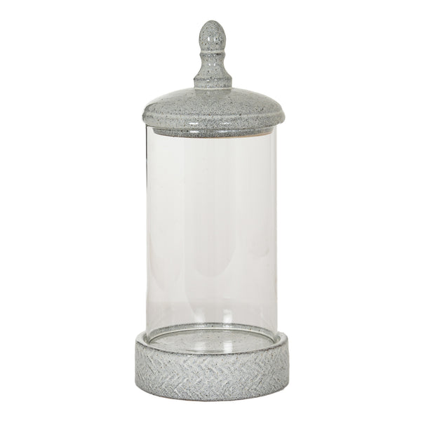 Sona Large Hurricane Lantern with Lid