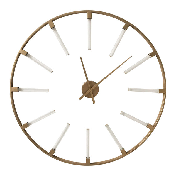Beauly Gold Finish Round Wall Clock – Xshowhome furniture