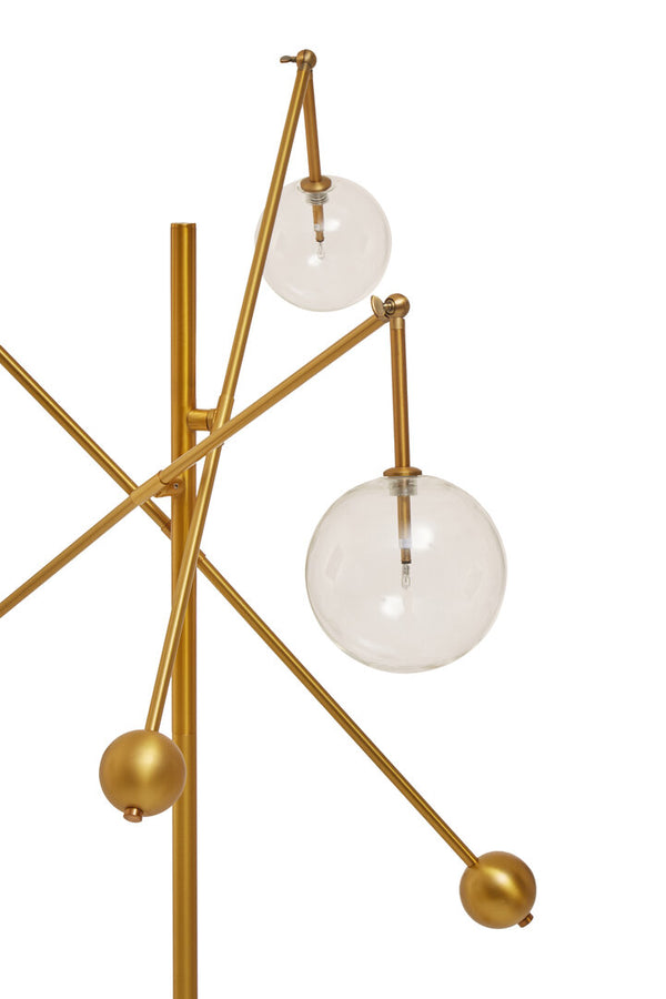 Abira Three Bulb Floor Lamp detail image – Xshowhome furniture