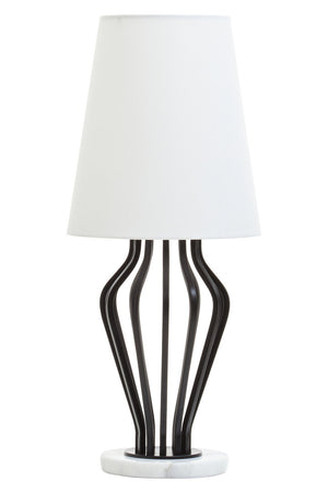 Zada Black And White Table Lamp detail image – Xshowhome furniture