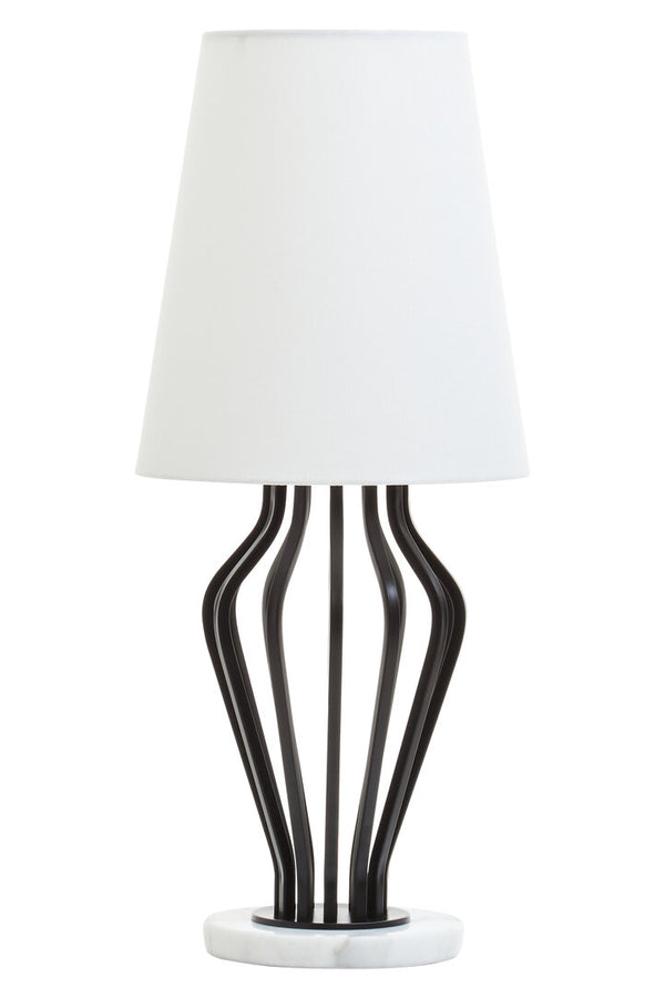 Zada Black And White Table Lamp detail image – Xshowhome furniture