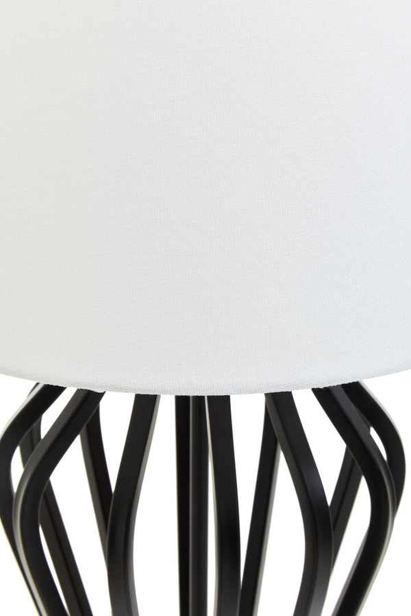 Zada Black And White Table Lamp detail image – Xshowhome furniture