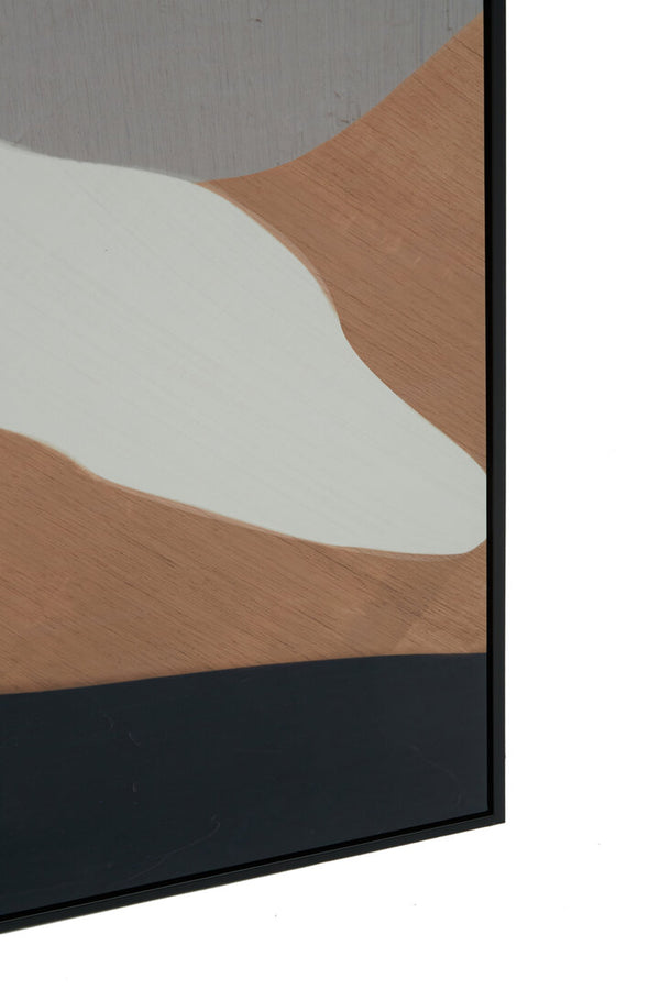 Astratto Neutral Abstract Canvas Wall Art detail image – Xshowhome furniture