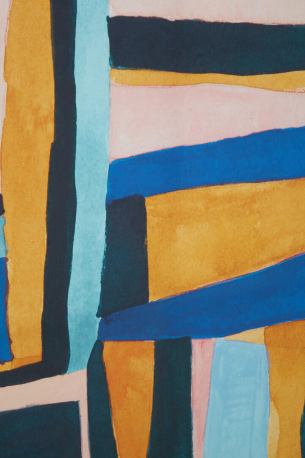 Astratto Multicolour Abstract Painting detail image – Xshowhome furniture