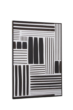 Astratto Retro Grace Stripes Wall Art detail image – Xshowhome furniture