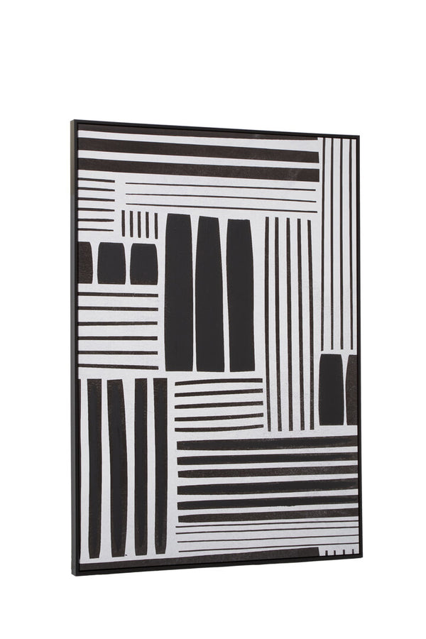 Astratto Retro Grace Stripes Wall Art detail image – Xshowhome furniture