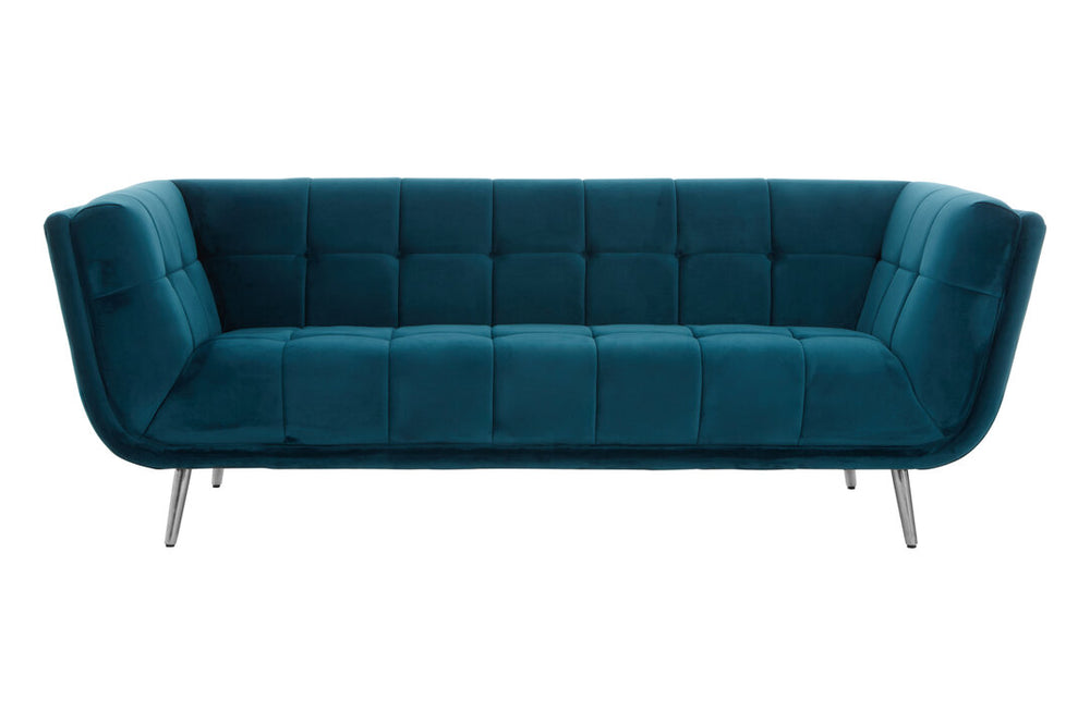 Sabine 3 Seat Green Fabric Sofa – Xshowhome furniture