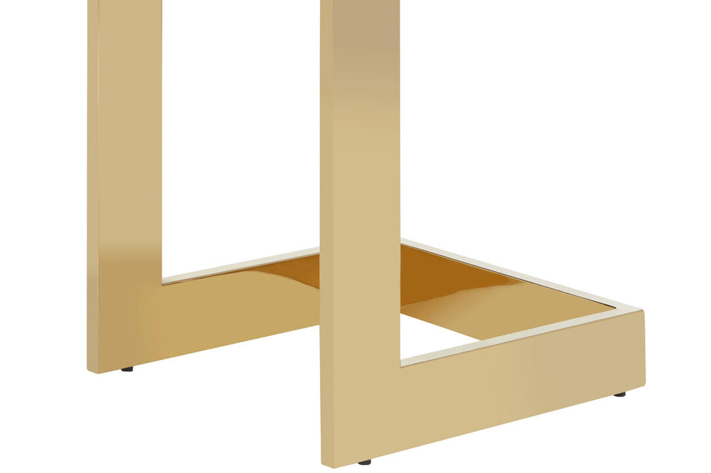 Deana Gold and Black Console Table – Xshowhome furniture