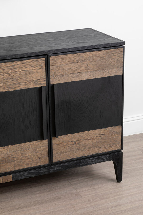Salvar Two Tone Oak Wood Sideboard detail image – Xshowhome furniture