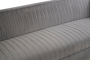 Opal 3 Seat Grey Sofa detail image – Xshowhome furniture