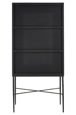 Milan Two Door Elm Wood Wine Cabinet detail image – Xshowhome furniture