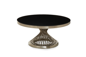 Anzio Coffee Table with Silver Base – Xshowhome furniture