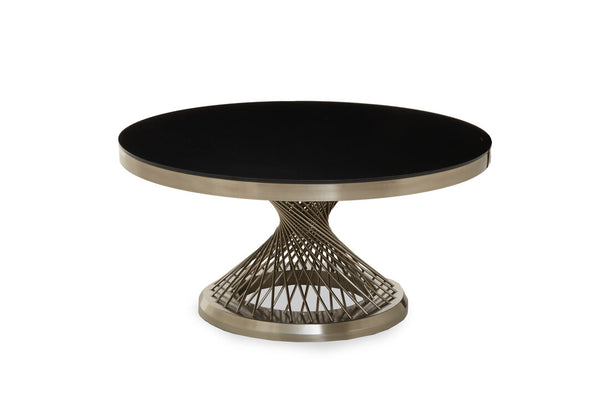 Anzio Coffee Table with Silver Base – Xshowhome furniture