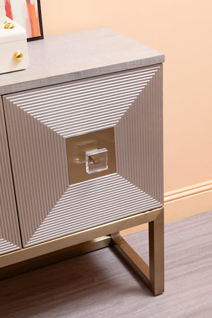 Duvali Three Door Sideboard detail image – Xshowhome furniture