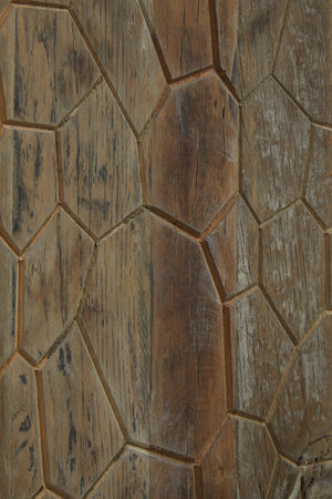 Malay Recycled Elm Wood Tall Cabinet detail image – Xshowhome furniture