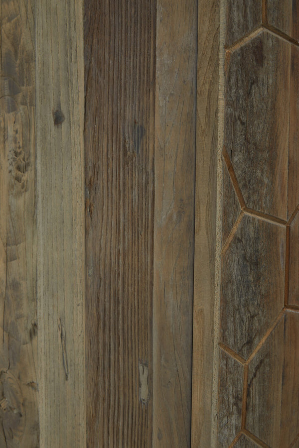 Malay Recycled Elm Wood Tall Cabinet detail image – Xshowhome furniture