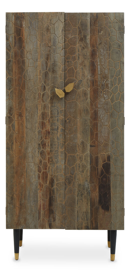 Malay Recycled Elm Wood Tall Cabinet – Xshowhome furniture