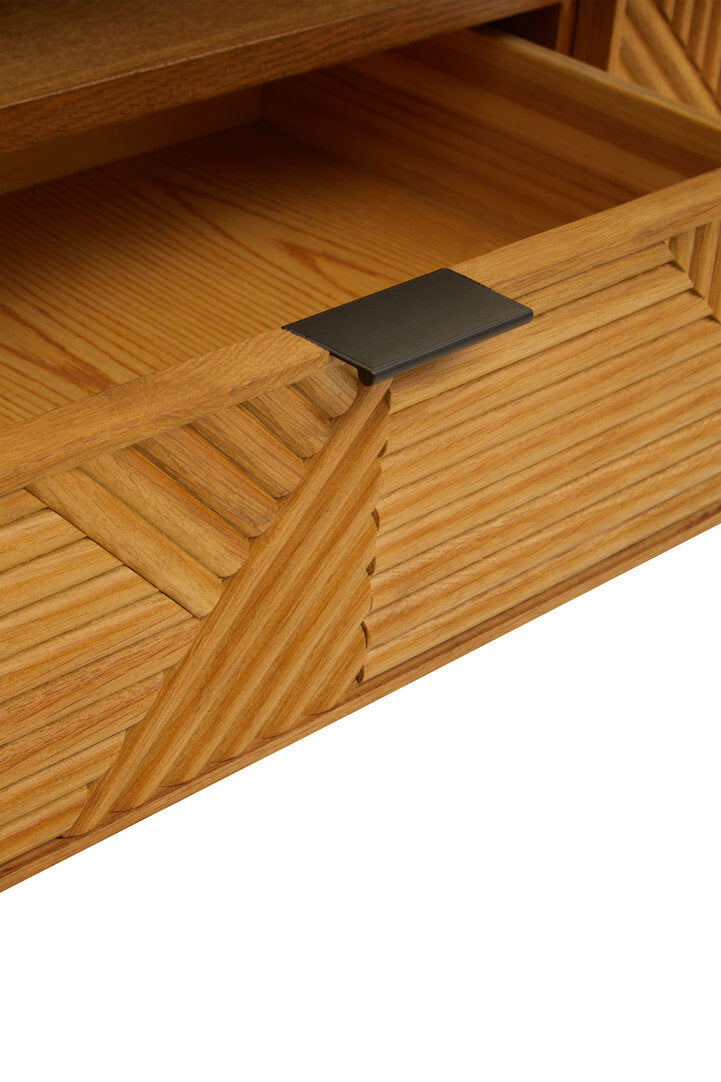 Jakara Natural Finish Media Unit – Xshowhome furniture