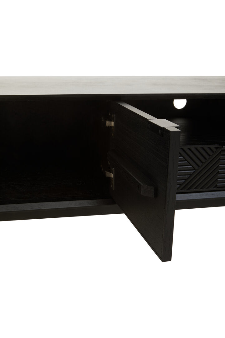 Jakara Black Finish Media Unit – Xshowhome furniture