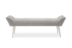 Gilden Grey Bench With Angular Base – Xshowhome furniture