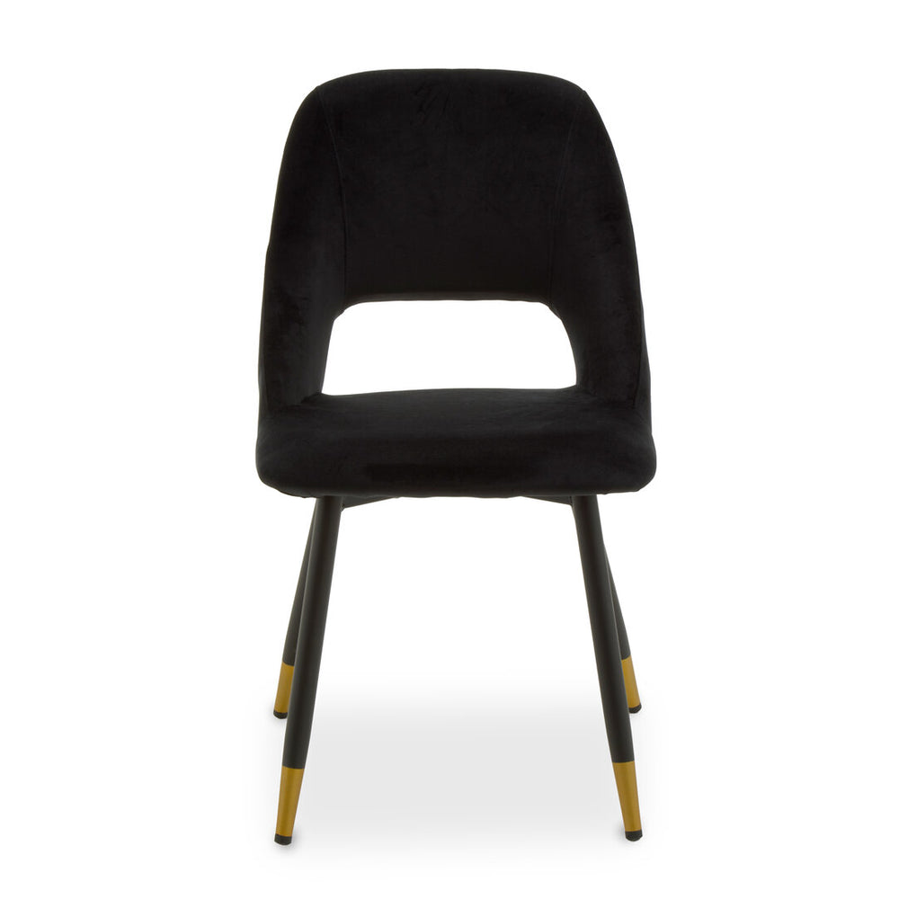 Warren Black Velvet Dining Chair – Xshowhome furniture
