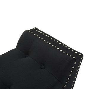 Alea Black Fabric Bench – Xshowhome furniture