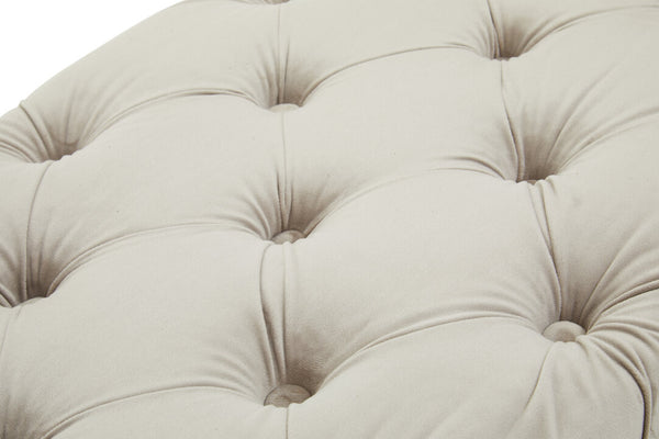 Alea Mink Velvet Button Tufted Bench detail image – Xshowhome furniture