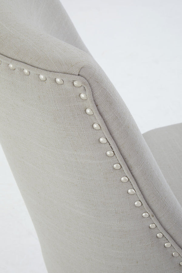 Washington Natural Fabric Home Office Chair detail image – Xshowhome furniture