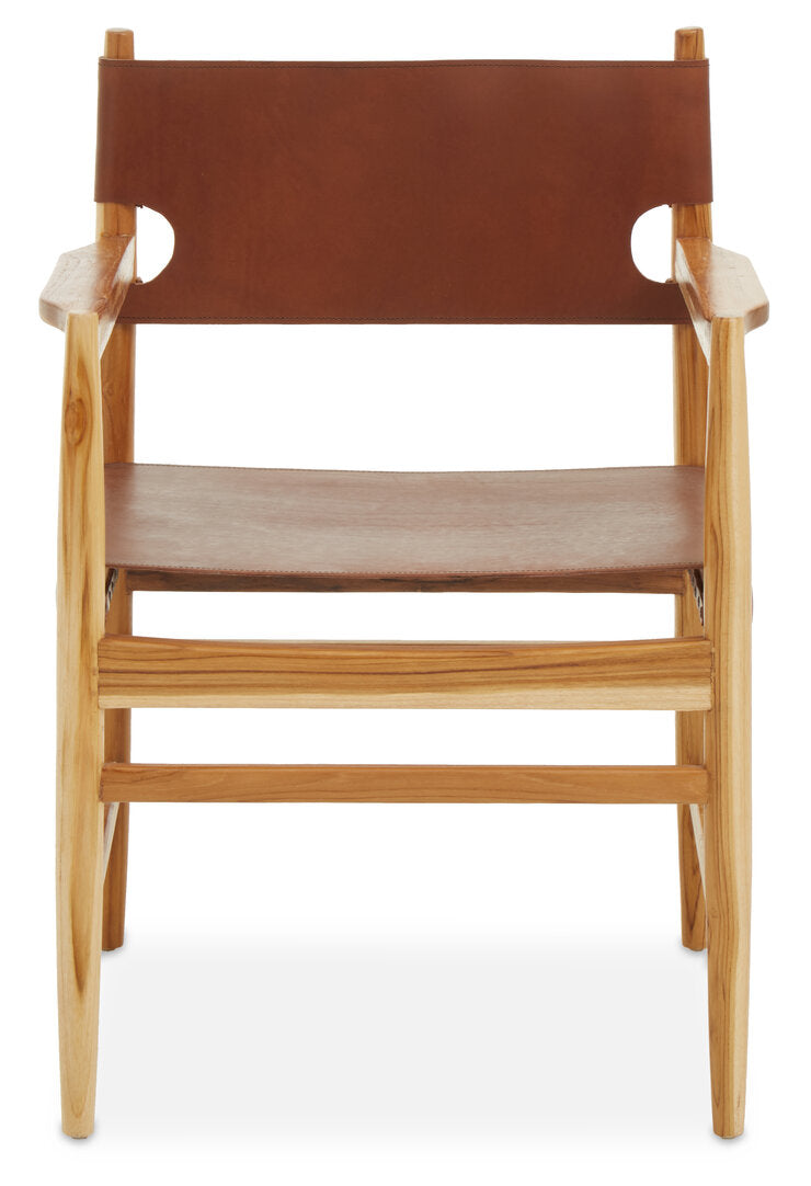 Kendari Antique Brown Leather Chair – Xshowhome furniture