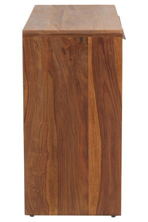 Surati Two Door Sheesham And Acacia Console Table detail image – Xshowhome furniture