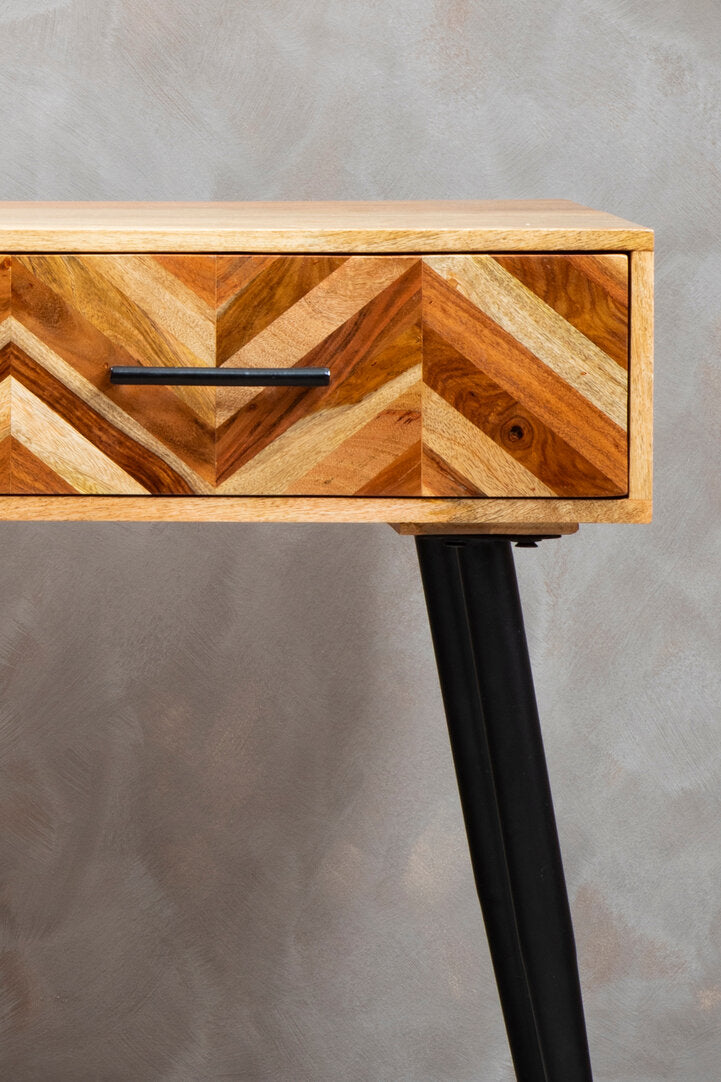 Boho Two Drawer Mango Wood Console Table – Xshowhome furniture