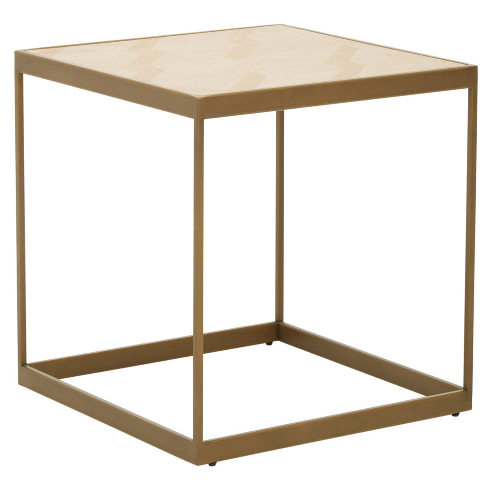 Grenoble Small Oak Veneer Side Table – Xshowhome furniture