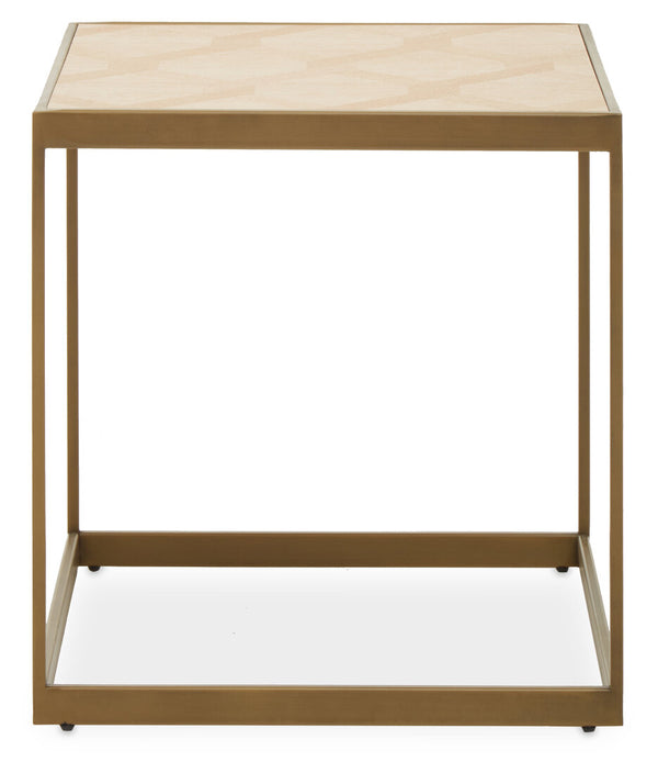 Grenoble Small Oak Veneer Side Table detail image – Xshowhome furniture