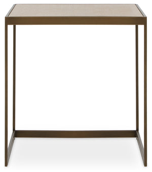 Grenoble Large Oak Veneer Side Table detail image – Xshowhome furniture