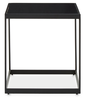 Genoa Black Square Side Table detail image – Xshowhome furniture