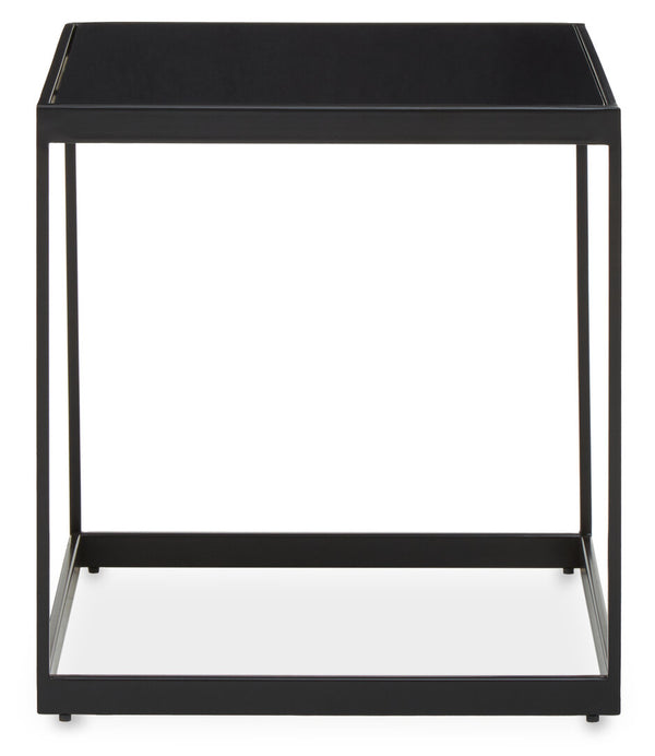 Genoa Black Square Side Table detail image – Xshowhome furniture