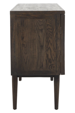 Lucca Recycled Dark Oak Wood Sideboard detail image – Xshowhome furniture